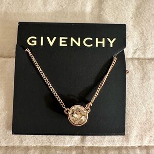 Givenchy Rose Gold Tone Necklace with Swarovski Crystal